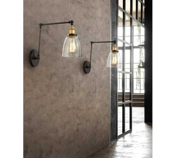 Бра Lumina Deco LDW B005-2 BK+PR