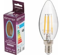 Светодиодная филаментная лампа ЮПИТЕР E14 C37 6 Вт 4000К JP6002-05