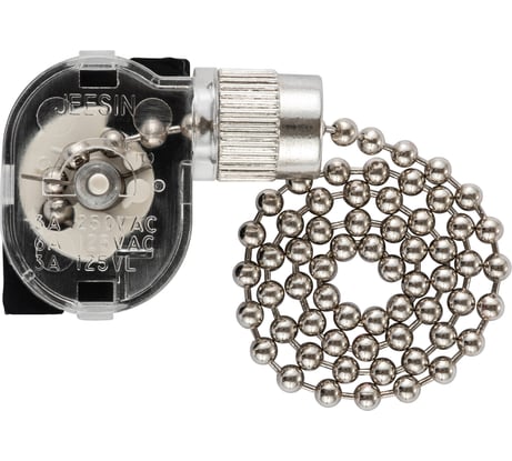 Выключатель цепочка duwi 2А серебро 26801 7