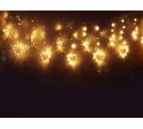 Электрогирлянда сердечки Зимняя сказка 12 фигур, 2,5x1,5м 9137-65