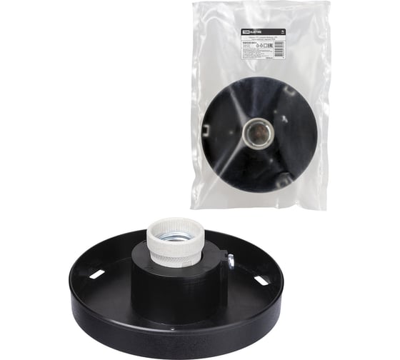 Корпус TDM ELECTRIC НТУ (плоский; байонет 145 мм; поликарбонат; черный) SQ0320-0015