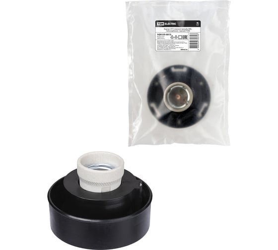 Корпус TDM ELECTRIC НТУ (плоский; резьба А85; поликарбонат; черный) SQ0320-0013