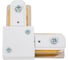 Соединитель шинопровода HOROZ ELECTRIC 096-002-0002 белый, 220-240V угловой L Connector HRZ00000907 1