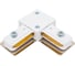 Соединитель шинопровода HOROZ ELECTRIC 096-002-0002 белый, 220-240V угловой L Connector HRZ00000907 3