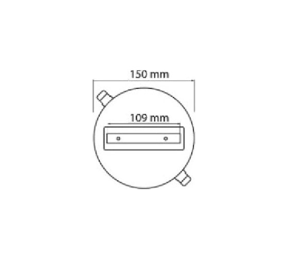 Встраиваемый шинопровод HOROZ ELECTRIC 098-001-0001 Серебро 220-240V RECESSED MONOPOINT TRACK HRZ00000891