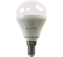 Лампа светодиодная Ecomir 4W E14 220V 42906