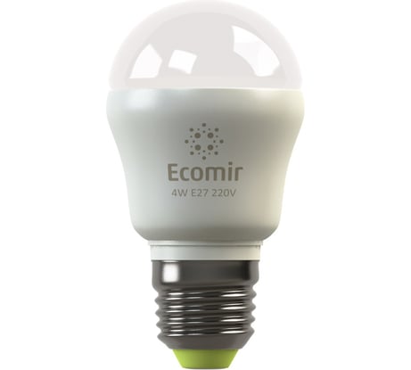 Лампа светодиодная Ecomir 4W E27 220V 42913