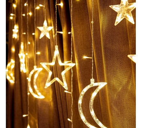 Электрическая гирлянда-занавес Winter Glade 123 лампы теплый белый CB123