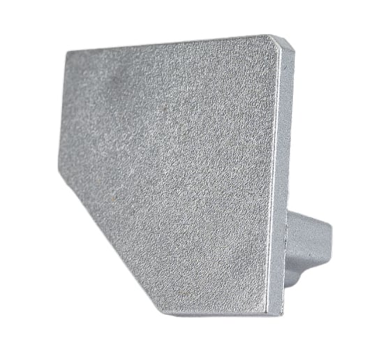 Набор заглушек для углового профиля Uniel UFE-C03 SILVER 2 POLYBAG 07753