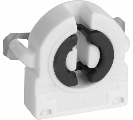 Торцевой патрон G13 REV крепление на защелки пластик белый 100 штук 23250 0