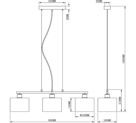Подвесной светильник Moderli Room V2731-3P