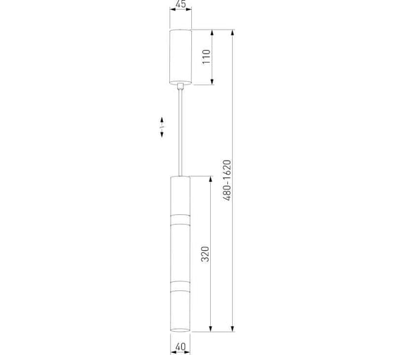 Подвесной светильник Eurosvet 50210 1 LED золото a054208