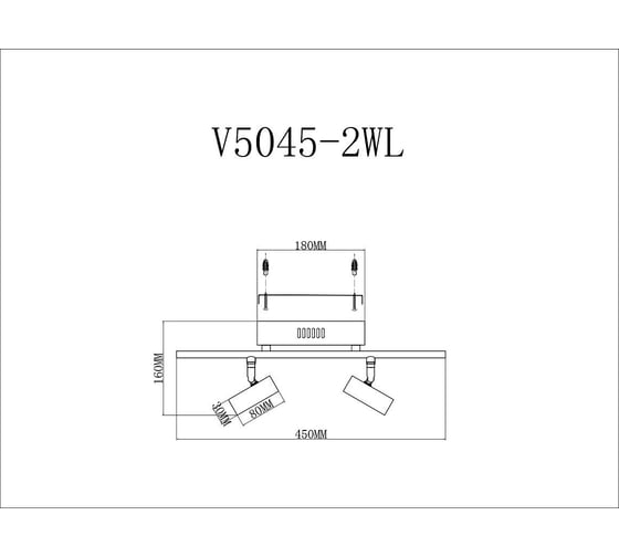 Спот Moderli Right V5045-2WL
