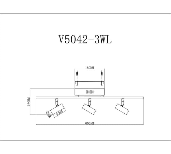 Спот Moderli Right V5042-3WL