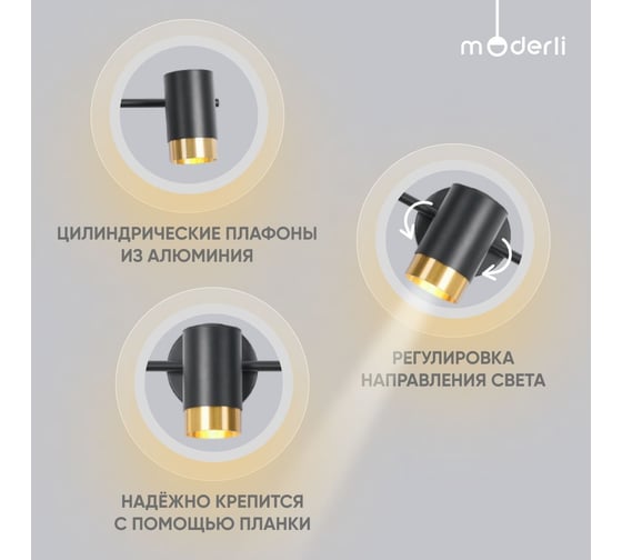 Спот Moderli David V5031-3C