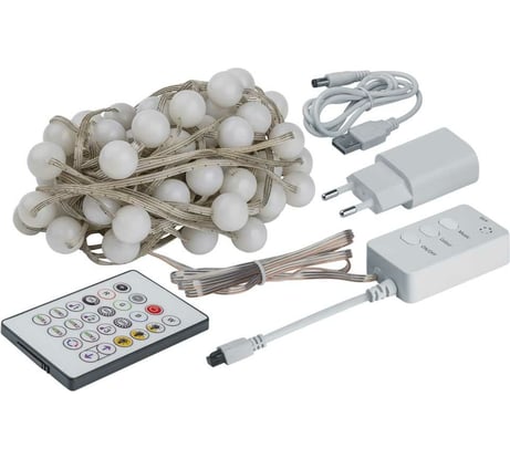 Гирлянда Navigator 93 715 ngf-d022-05 (умная гирлянда шарики rgb 66 12м ip20 tr) 93715