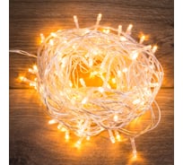 Гирлянда-нить Neon-Night 20 м, прозрачный пвх, 160 led, цвет теплый белый 303-306