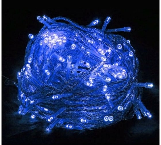 Светодиодная гирлянда Beroma нить 100 led, 8 м синее свечение 07704918