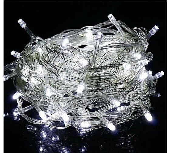 Светодиодная гирлянда Beroma нить 100 led, 8 м белое свечение 07704919