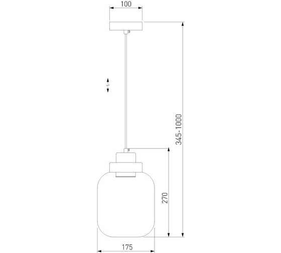 Подвесной светильник Eurosvet 50240/1 LED прозрачный a060672