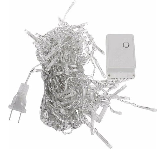 Светодиодная гирлянда Beroma шторка 285 led, 5 м тепло-белое свечение 07709058