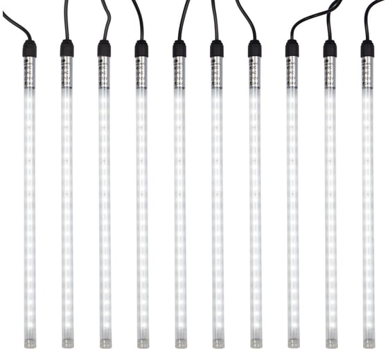 Гирлянда Neon-Night тающие сосульки 24В, комплект 10 штх30см, шаг 100см, 420led белый 256-425