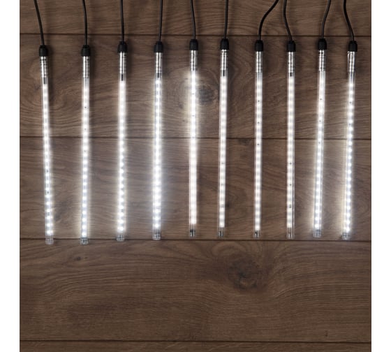 Гирлянда Neon-Night тающие сосульки 24В, комплект 10 штх30см, шаг 100см, 420led белый 256-425