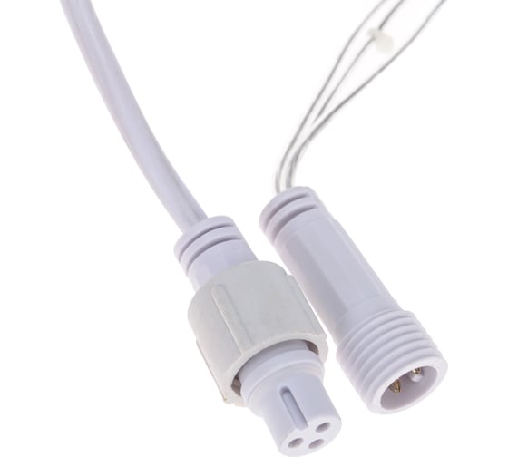 Гирлянда Neon-Night сеть 2x2х1.5 м, 136LED теплый белый, свечение с динамикой, прозрачный ПВХ, IP65 215-056 1