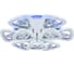 Потолочная люстра Ambrella Light Ice FA2922 4