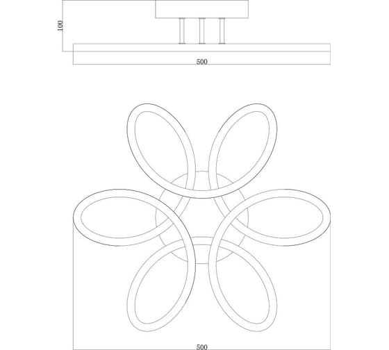 Потолочная люстра Moderli Velutte V1042-CL