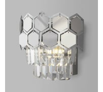 Настенный светильник Eurosvet 10124/2 хром/прозрачный хрусталь a055322