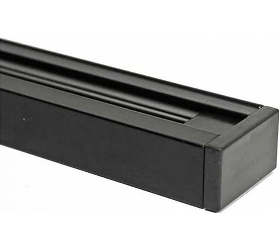 Шинопровод HOROZ ELECTRIC LIGHT TRACK SYSTEM Чёрный, 220-240V, 3MT, 097-001-0003 HRZ00000921 1