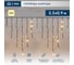 Светодиодная гирлянда бахрома Neon-Night Айсикл 3,2x0,9м мерцание, каучук, теплый белый 255-336 2