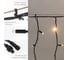 Светодиодная гирлянда бахрома Neon-Night Айсикл 3,2x0,9м мерцание, каучук, теплый белый 255-336 7