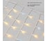 Гирлянда Neon-Night Бахрома, 4,0x0,6 м, мерцание, белый каучук, теплый белый, без комплекта подключения 255-356 1