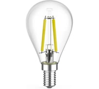 Лампа Gauss Filament Шар, 7W, 580lm, 4100К, Е14, LED, 3 лампы в упаковке 1/20 105901207T