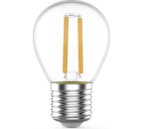 Лампа Gauss Filament шар, 7W, 580lm, 4100К, Е27, LED, 3 лампы в упаковке 1/20 105902207T