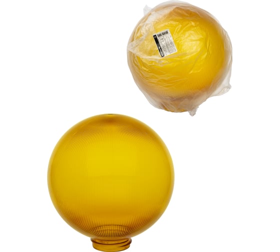 Рассеиватель TDM ELECTRIC ПММА шар, 250 мм, золотой, призма, резьба, А 85 SQ0321-0247 1