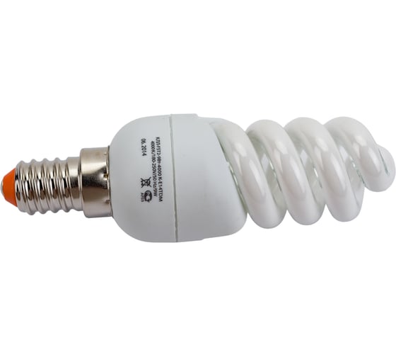 Энергосберегающая лампа TDM ELECTRIC КЛЛ-FSТ2-9 Вт-4000 К–Е14, 32x99 мм SQ0323-0056