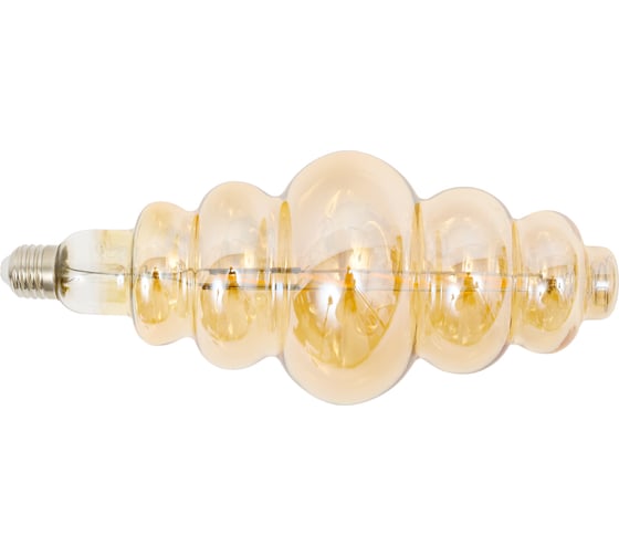Светодиодная филаментная лампа HOROZ ELECTRIC ORIGAMI 8W, Янтарный, E27, 220-240V 001-053-0008 HRZ00002696