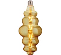 Светодиодная филаментная лампа HOROZ ELECTRIC БОЛЬШАЯ ORIGAMI-XL 8W, Янтарный, E27, 220-240V 001-053-0008 HRZ00000003