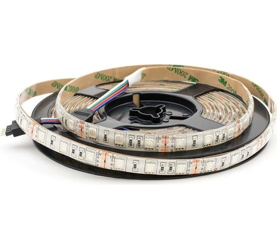 Светодиодная лента SWG 14,4 Вт/м, SMD5050, 60led/m, SPI WS2811, IP20, 12В, RGB, 3M 00-00009708