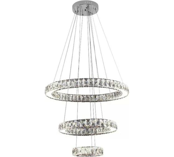 Светодиодная люстра HOROZ ELECTRIC QUASAR-90 4000K 90W 180-260V ХРУСТАЛЬ 019-023-0090 HRZ00002718