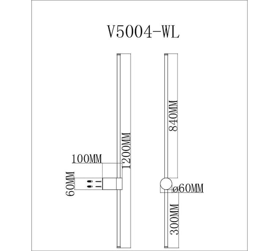 Бра Moderli Ricco V5004-WL
