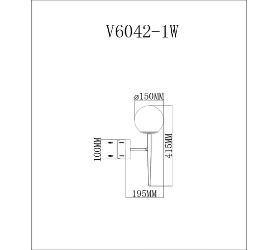 Бра Moderli Scrumbel V6042-1W