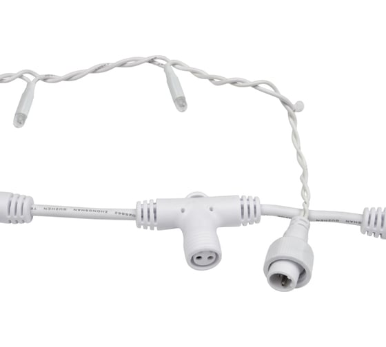 Гирлянда Neon-Night Занавес 2x3 м, 448 LED белый, прозрачный ПВХ, IP65, с эффектом мерцания, без блока питания 235-135-6
