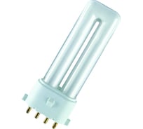 Компактная люминесцентная лампа OSRAM DULUX S/E неинтегрированная 11W/840 2G7 10x1 4050300020181