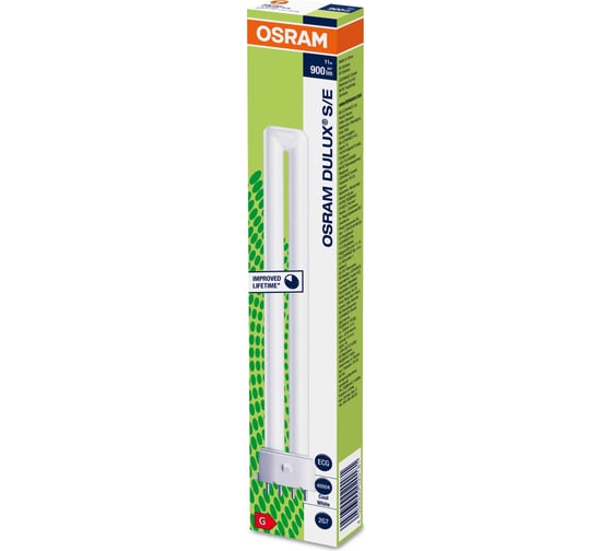 Компактная люминесцентная лампа OSRAM DULUX S/E неинтегрированная 11W/840 2G7 10x1 4050300020181