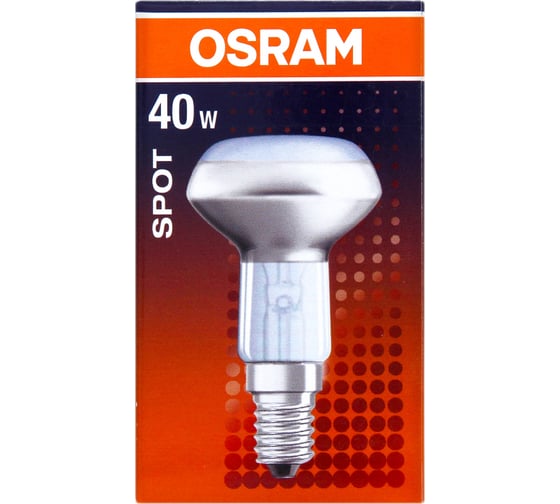 Лампа накаливания направленного света OSRAM CONC R50 SP 40W 230V E14 FS1 4052899180482