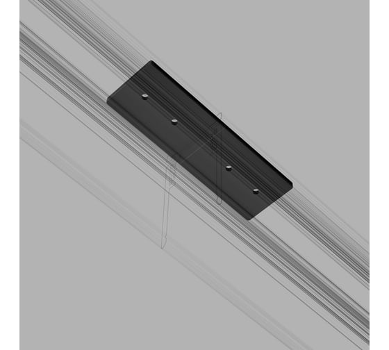 Соединительная широкая планка для шинопровода Elektrostandard Slim Magnetic a057203 1